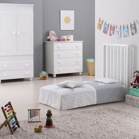 Transformable 9 in 1 Glam Havana single cot