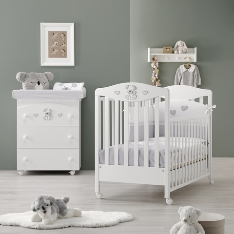 Mobilier complet bebeluși Dormitor bebeluși complet Set mobilier bebe Dulap bebe lemn Mobila bebe design modern Pătuț bebe cu dulap