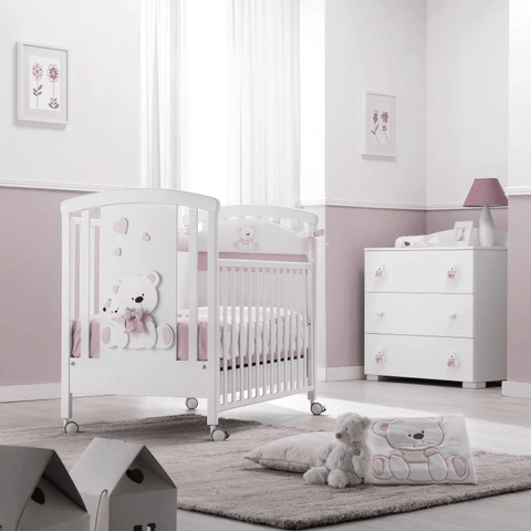 baby cot with sliding side