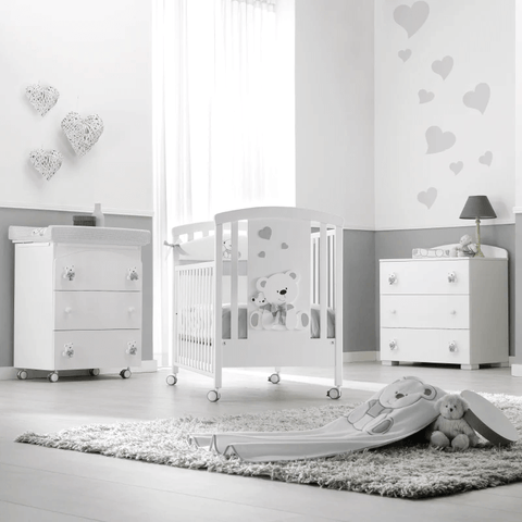 baby cots with sliding sides