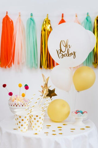 party balloons baptism