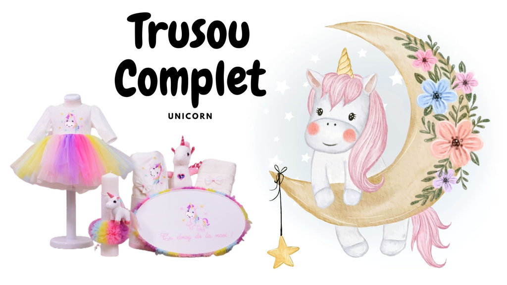baby christening kit, unicorn theme, annebebe candle