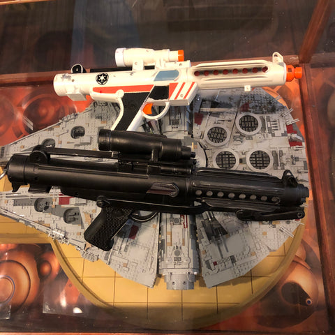 Hasbro E-11 and converted blster