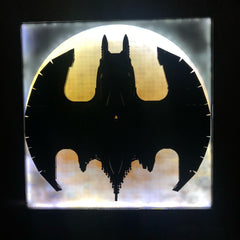 Bat symbol batwing outline