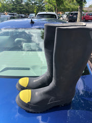 Rubber boots for Han Solo costume