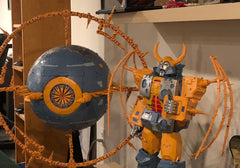 Unicron Planet and Robot mode together!