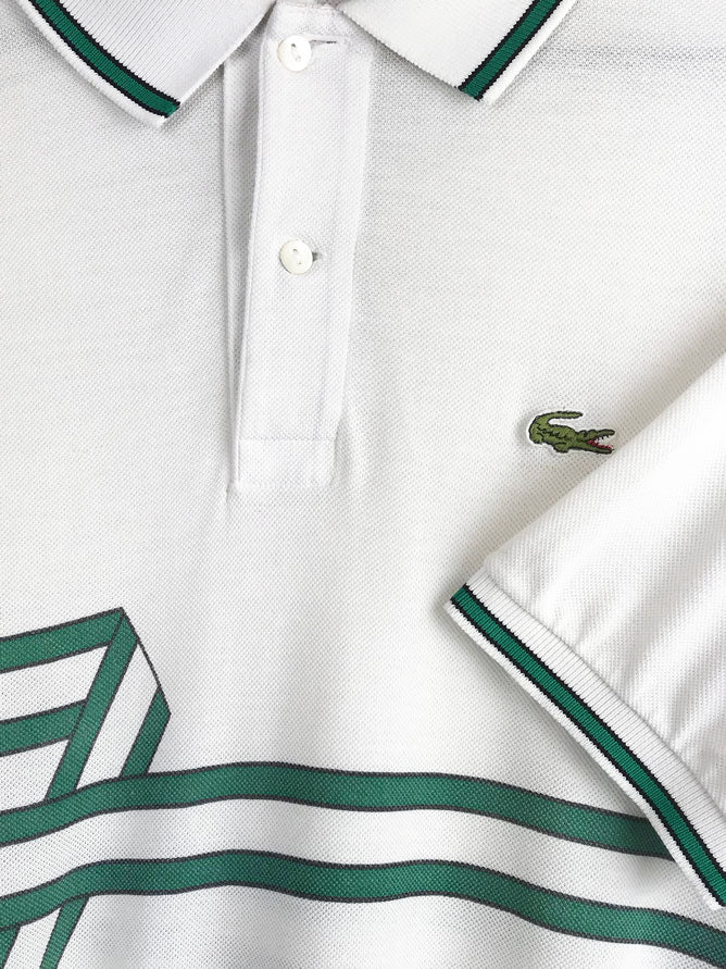 lacoste vintage washed polo