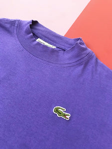 T-Shirt Lacoste Femme Violet - Friperie 