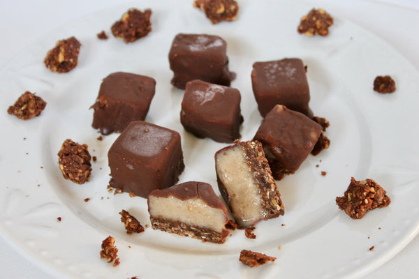 Frozen Spicy Chocolate Banana Bites