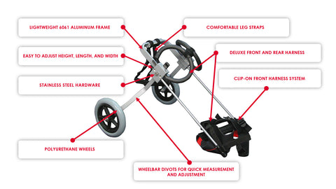 extra small dog wheelchair
