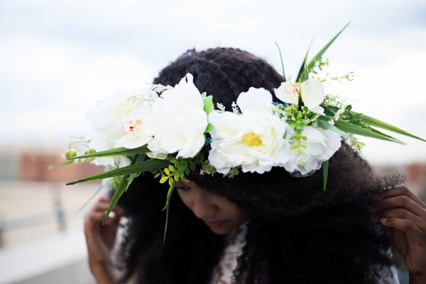 lana boone flower crown kurly klips