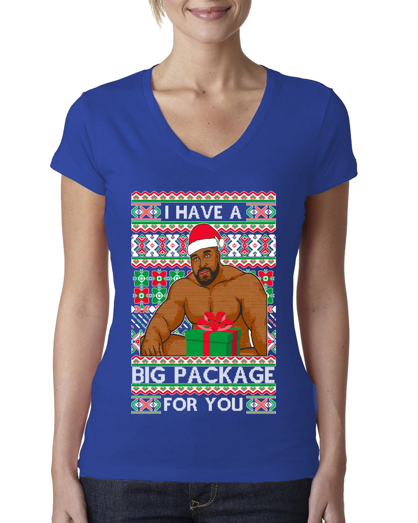 I Have A Big Package Meme Barry Wood Ugly Christmas Sweater Womens Jun Ugly Ugly Christmas 4885