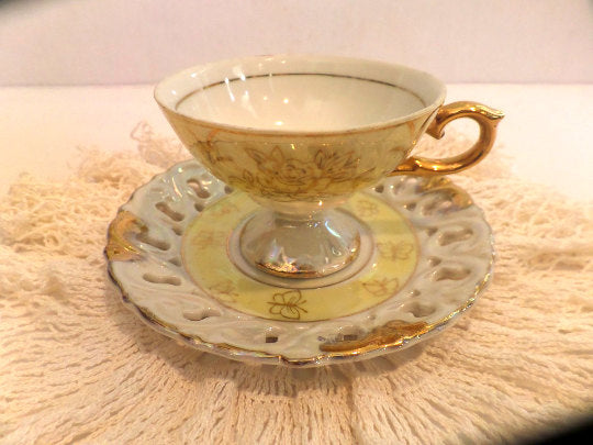 Iridescent Tea Cup - With A Lid - Ceramic - 2 Patterns - ApolloBox