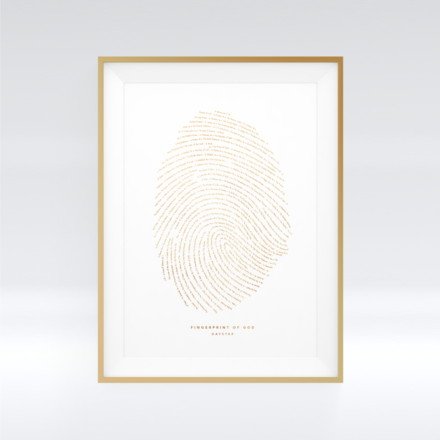 fingerprint of god