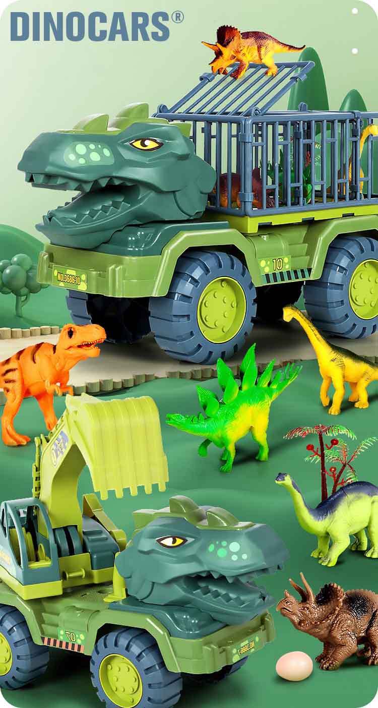 Dinosaur Car Toys Set,Crianças Dino Toy Carros Dinossauro Jogo, Conjunto  de lembrancinhas de festa de dinossauro para aniversário de natal dia das  bruxas Sritob