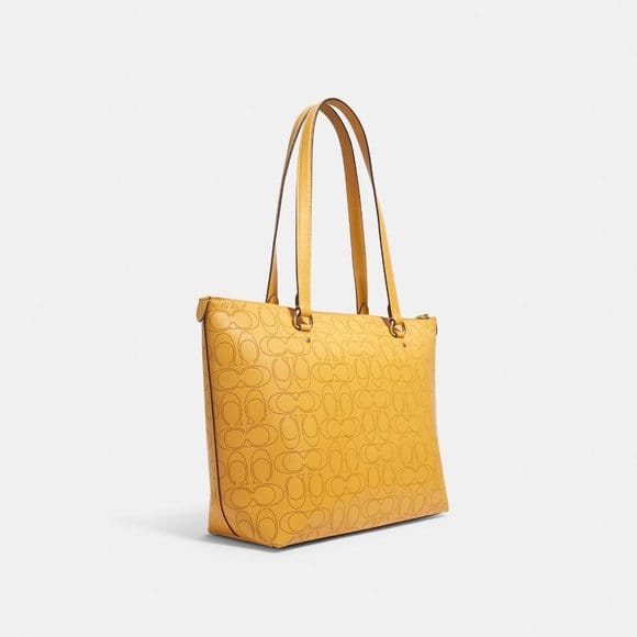 coach perforated leather