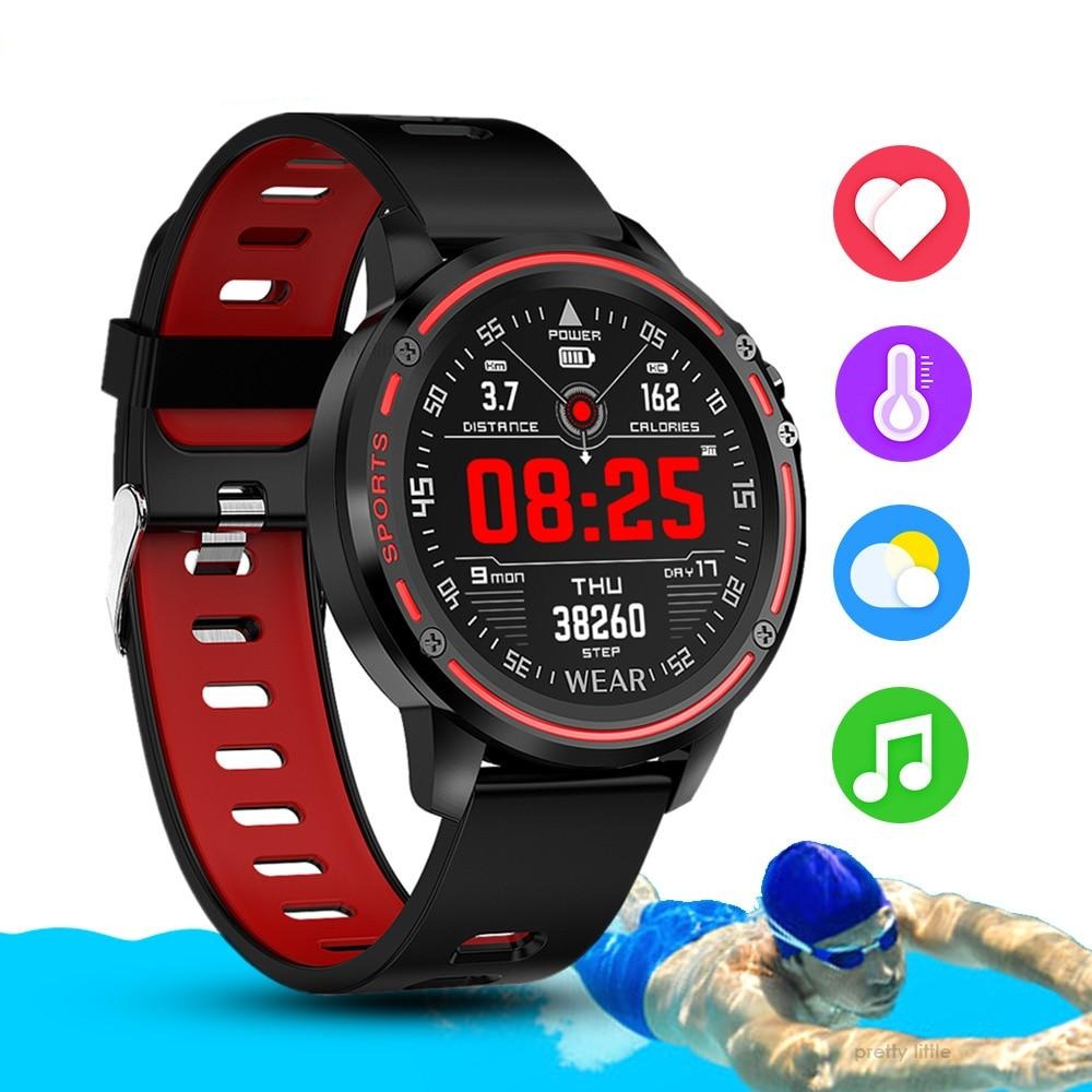 L8 Waterproof Smart Watch for Men Fit Bluetooth Smart ...