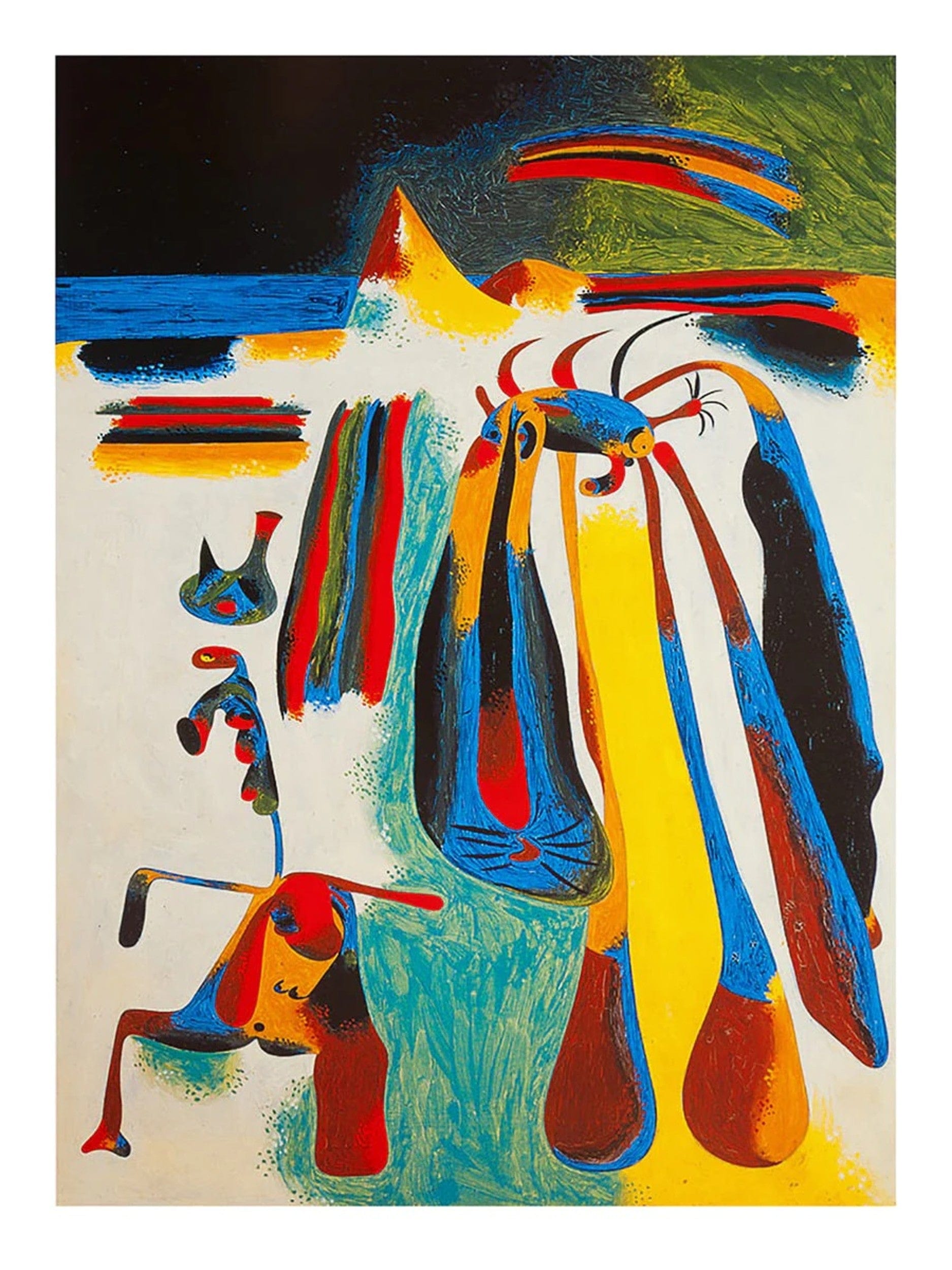 Kunstdruk Joan Miró Paysan Catalan 60x80cm