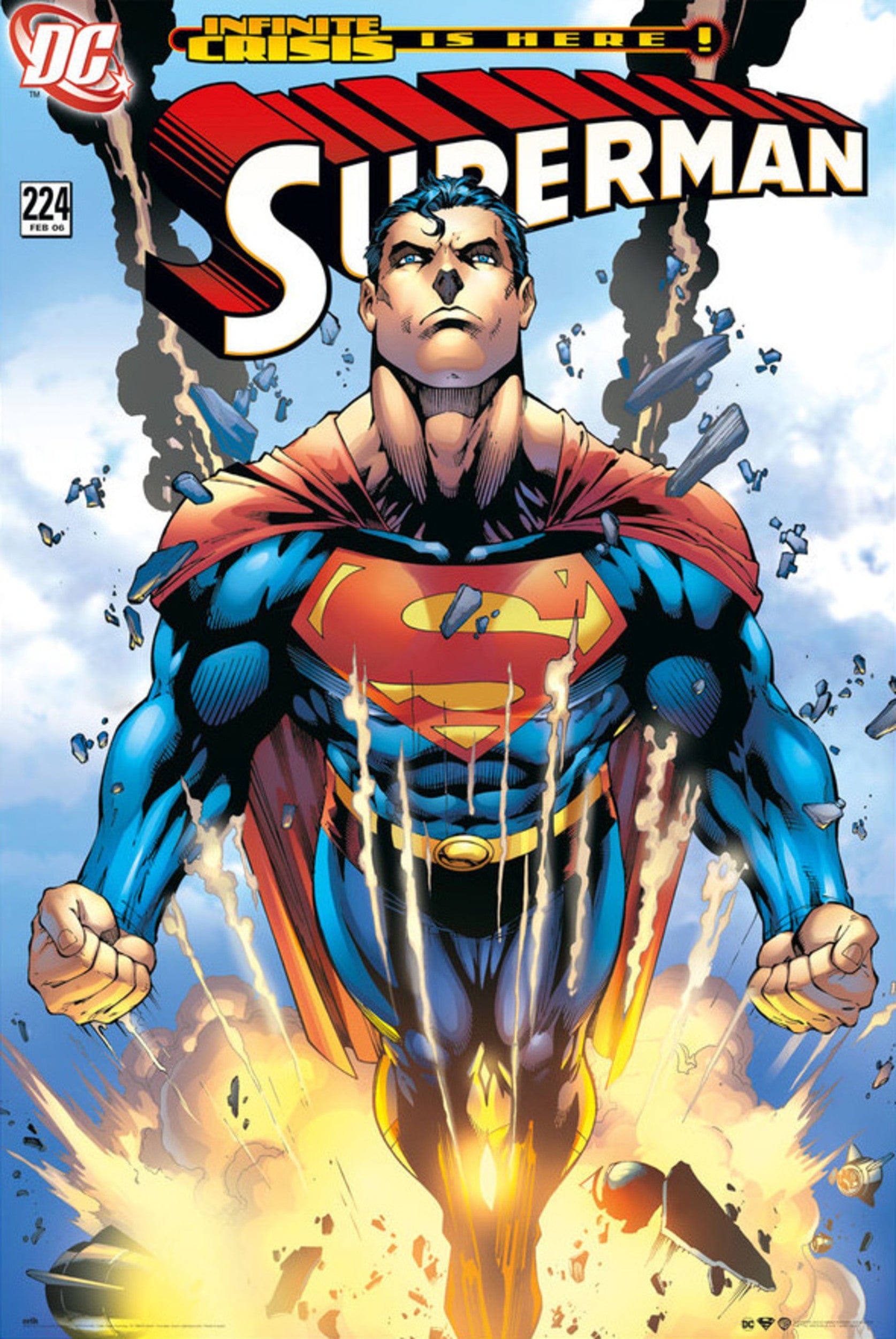 Poster DC Comics Superman Infinite Crisis is Here 61x91,5cm