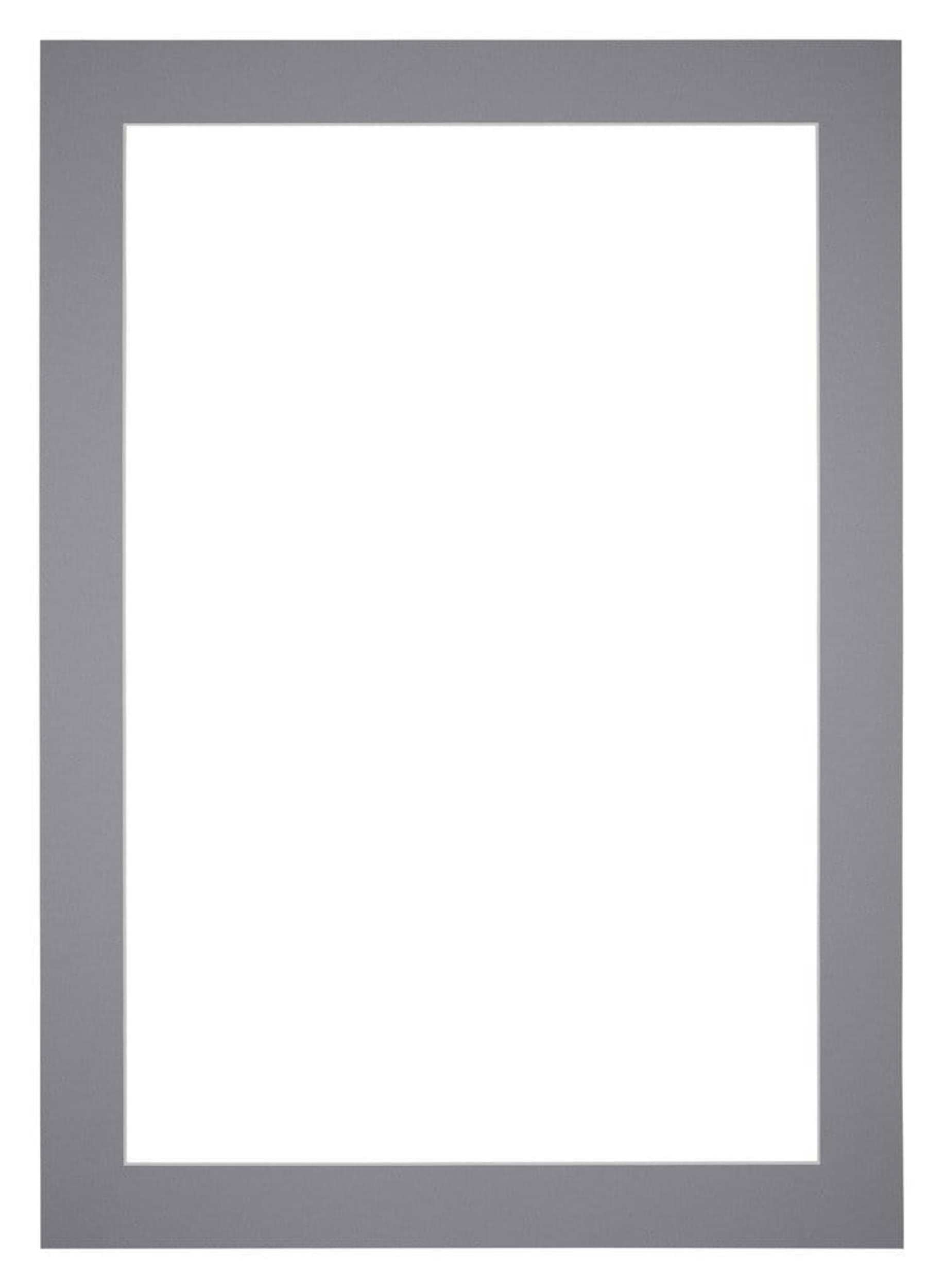Passe-Partout Lijstmaat 59x84 cm - Fotomaat 50x75 cm - Grijs