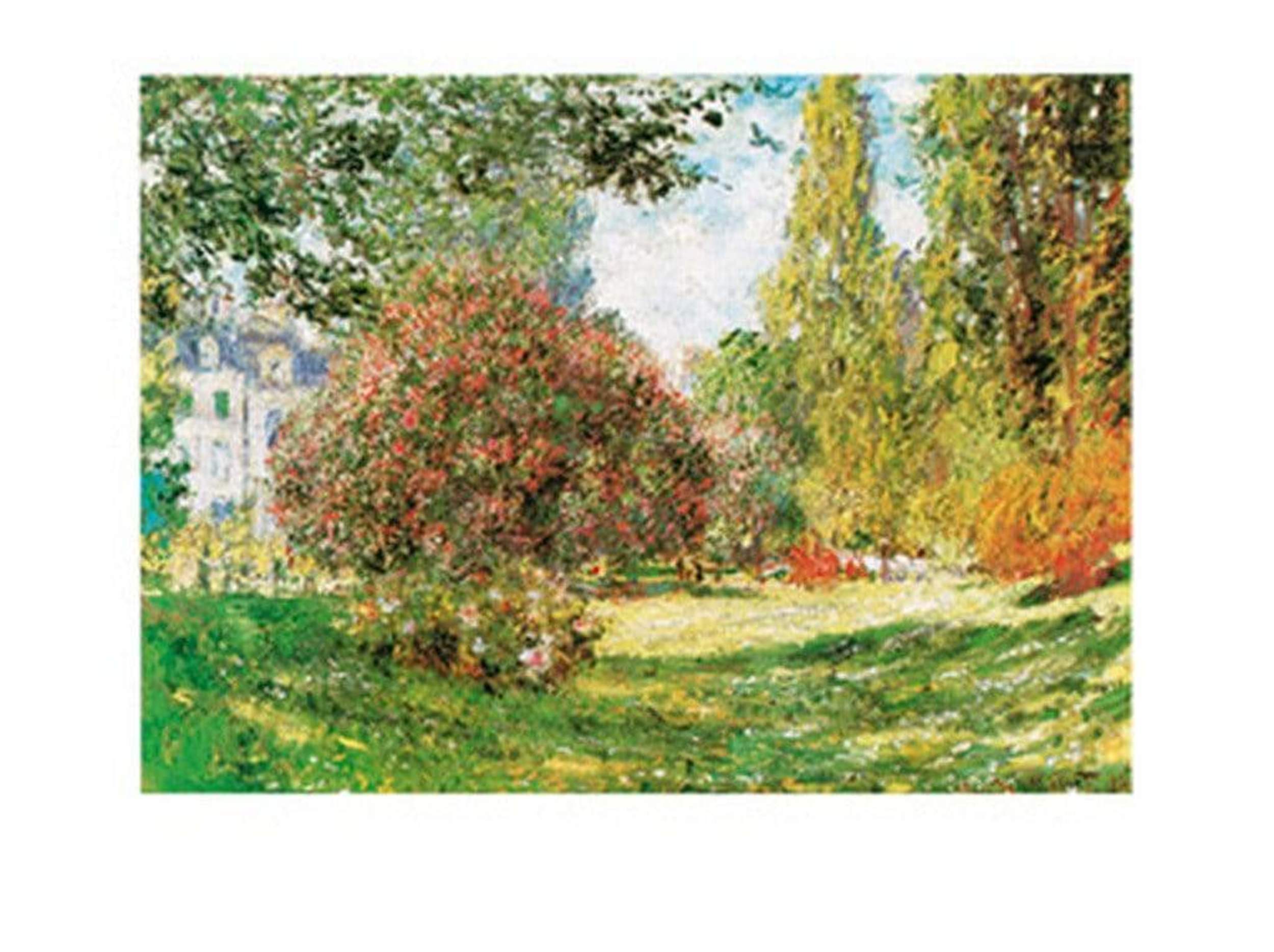 Kunstdruk Claude Monet Il Parco Monceau 80x60cm