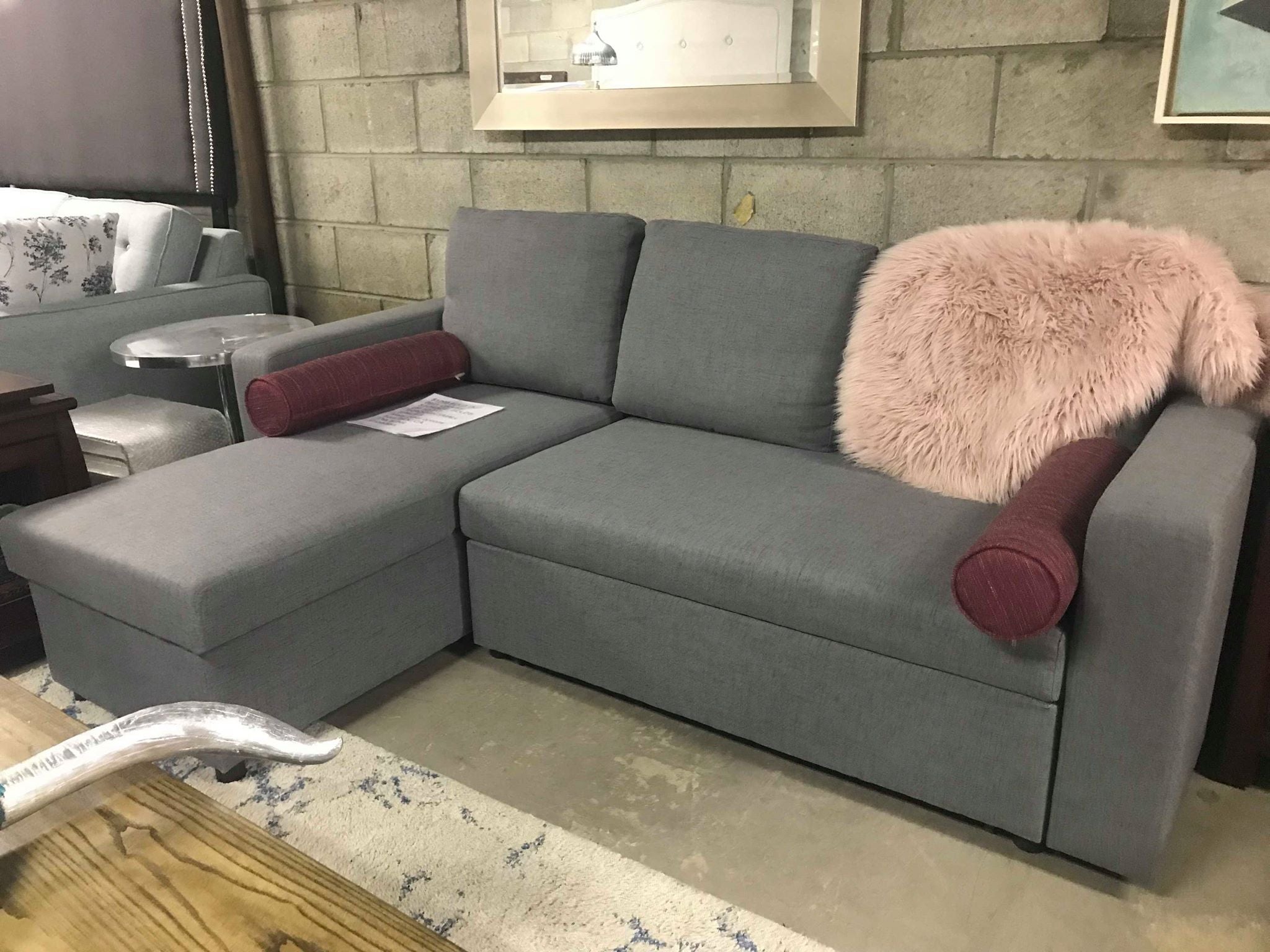 condo size sectional sofa bed