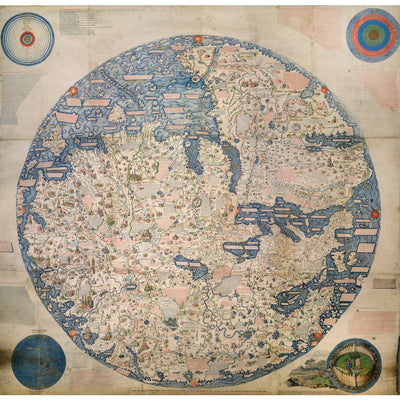 Mappa Mondo Print British Library Online Shop