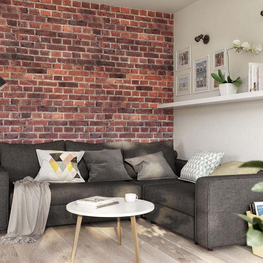 Modern Red Brick Wall Panels