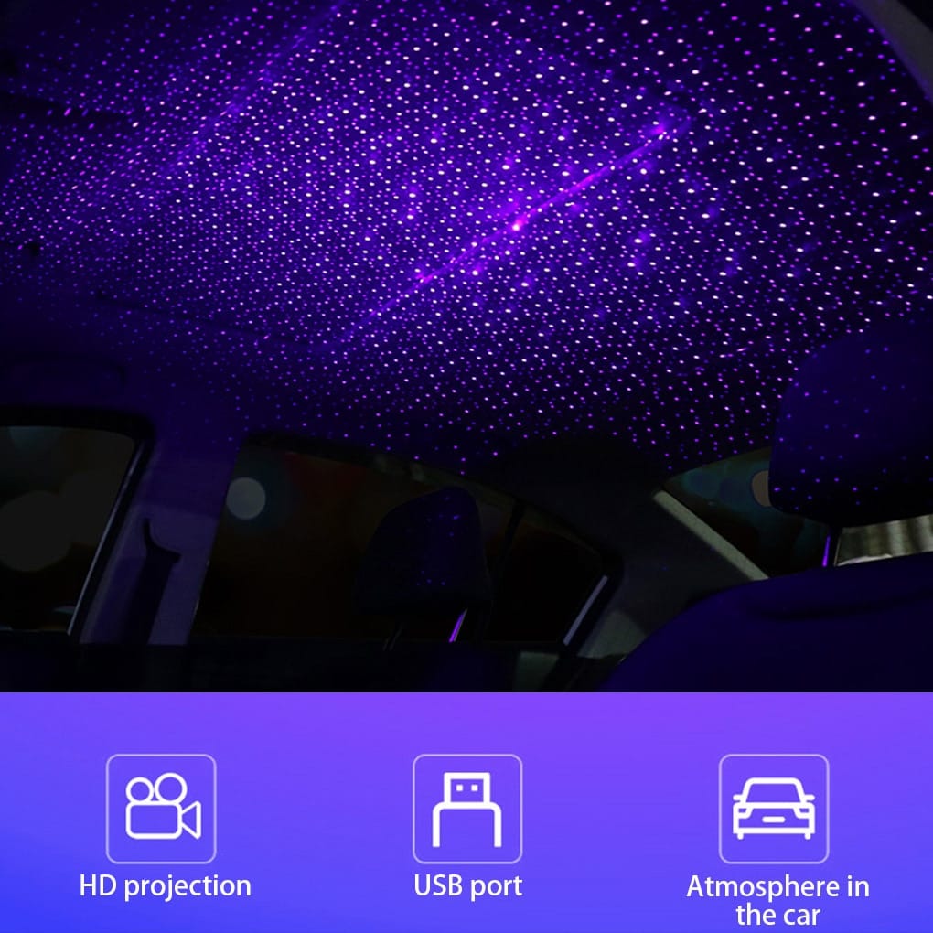 JDM Roof LED Interior Ceiling Galaxy Projection