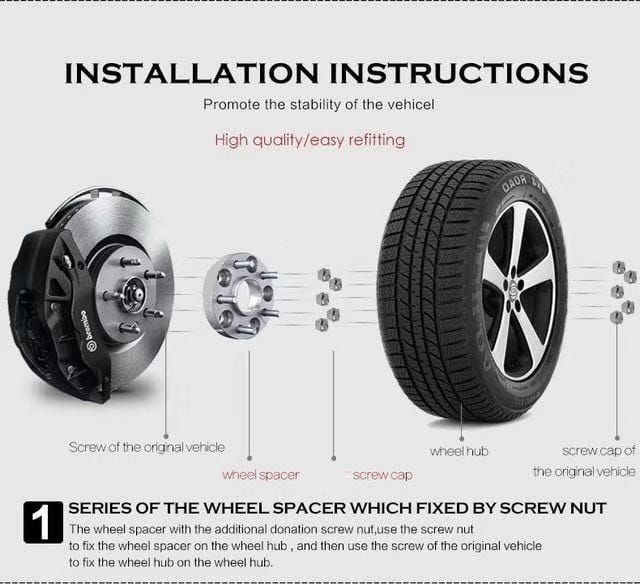 5x114.3 Wheel Spacers (Thread M12x1.5)