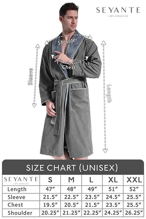 Men's Luxury Microfiber Spa Robe