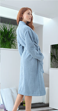 100% Turkish Cotton Terry Robes for Men and Women