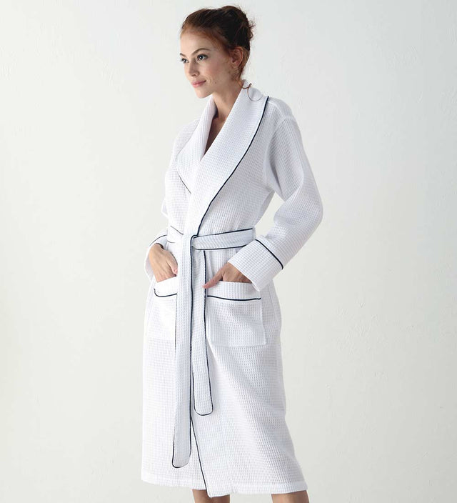 Men's Luxury Waffle Hotel Robe – SEYANTE