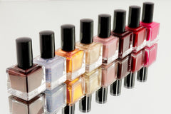 collection of nail varnishes