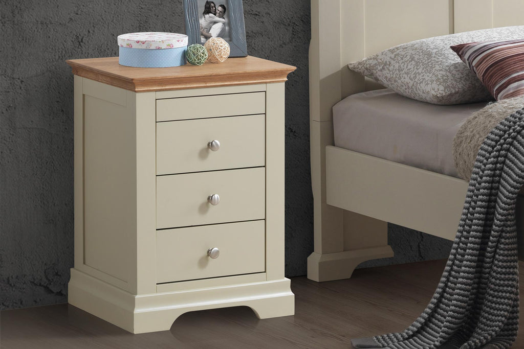 Chilgrove Cream Oak 3 1 Drawer Bedside Table B Grade The