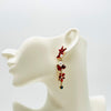 Earrings Aqua Red Lobster | Gold - muze-earrings.com