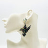 Earrings Colorful Hummingbird | Silver - muze-earrings.com