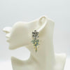 Earrings Colorful Hummingbird | Silver - muze-earrings.com