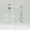 Earrings Floral Bride | Gold - muze-earrings.com