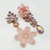 Earrings Light Pink Bride | Gold - muze-earrings.com