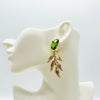 Earrings Green Hummingbird | Gold - Muzesieraden.nl