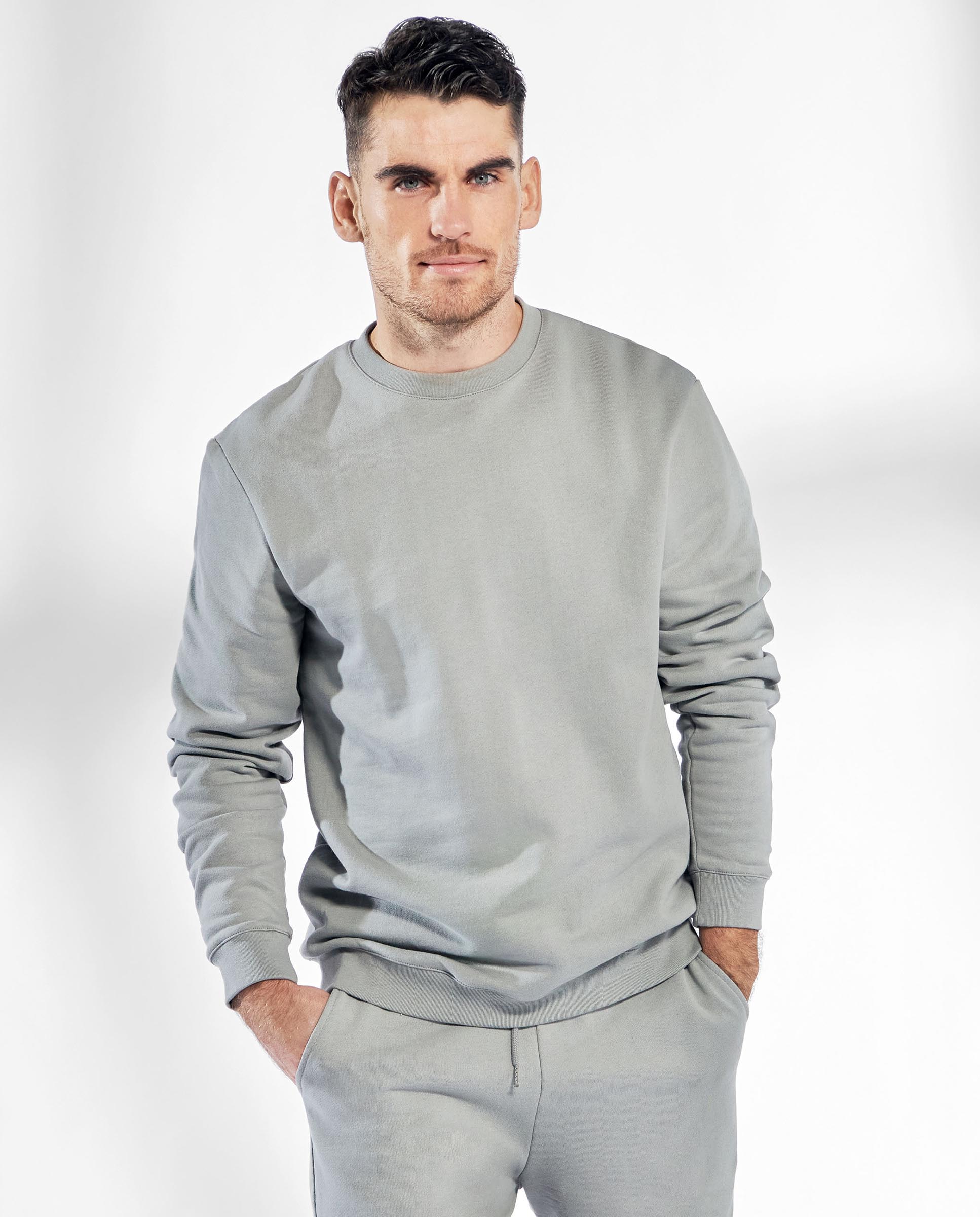 Sudadera algodón orgánico gris – 90430-0065 |