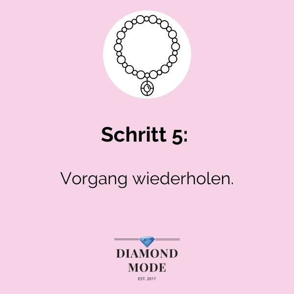 Schritt 5: Kette entknoten