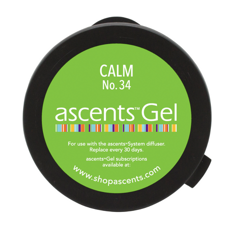 Ascents Calm No. 34 Clinical Aromatherapy Gel for Anxiety