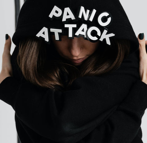woman having panic attack