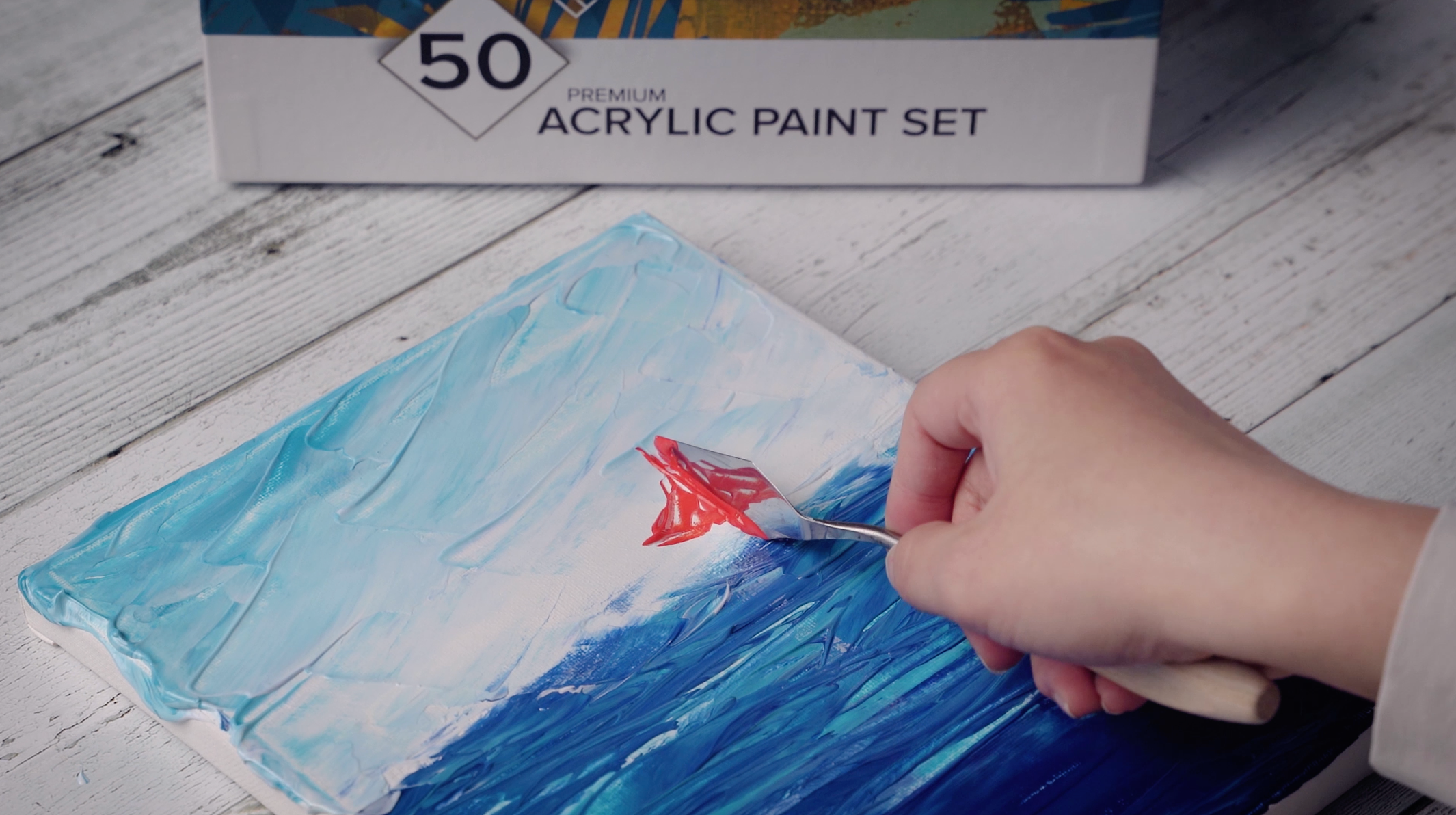 Acrylic Paint Tubes - 50 Colors