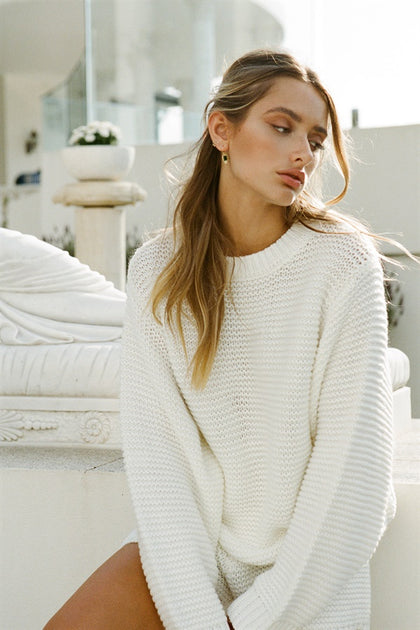 Noelle Knit Sweater - Dew – SABO SKIRT