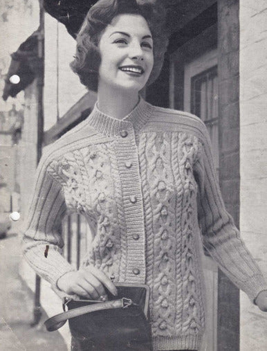 Free Aran Knitting Patterns Ladies Vintage Aran Shawl