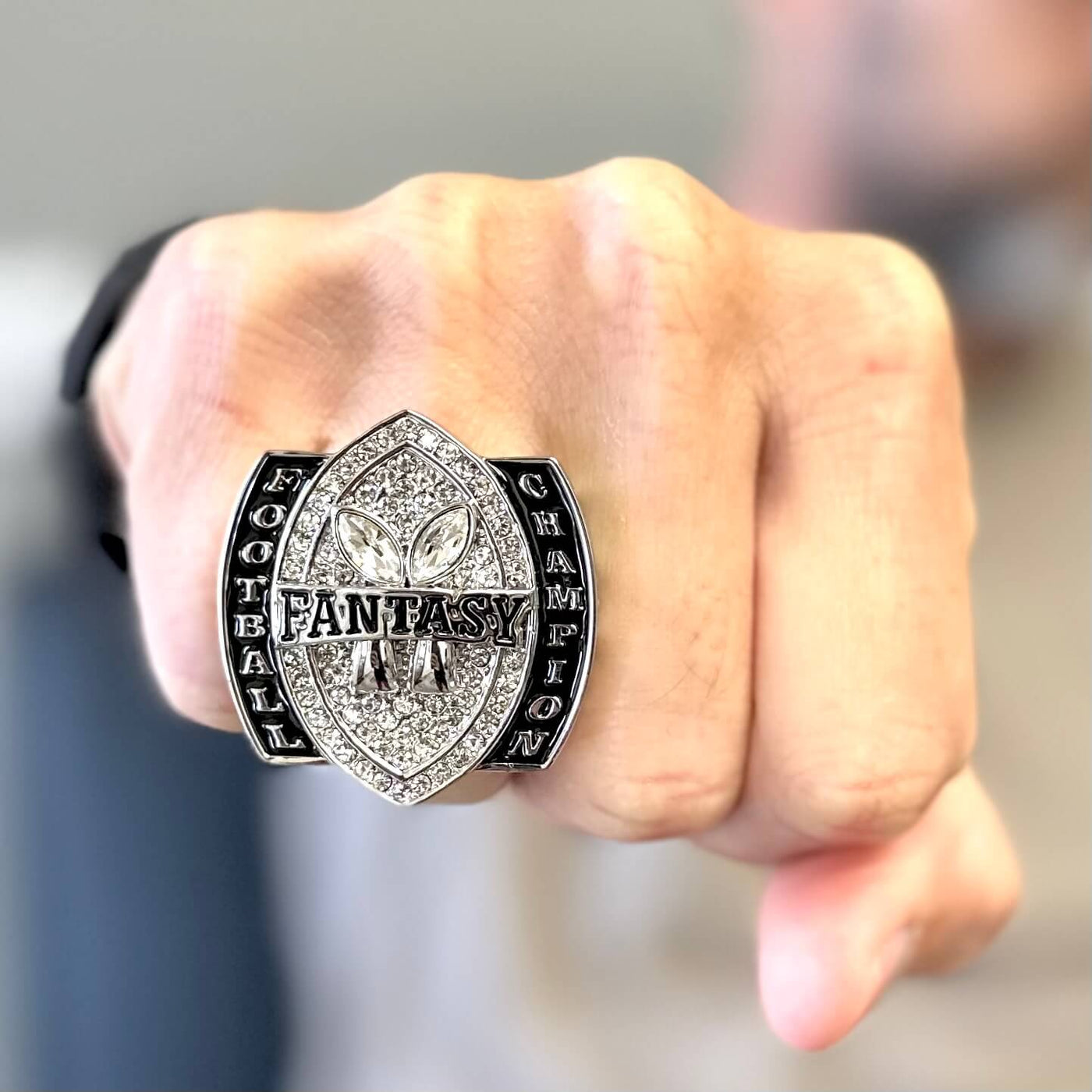 The Double Down Fantasy Football Ring by FANTASYJOCKS (V4)