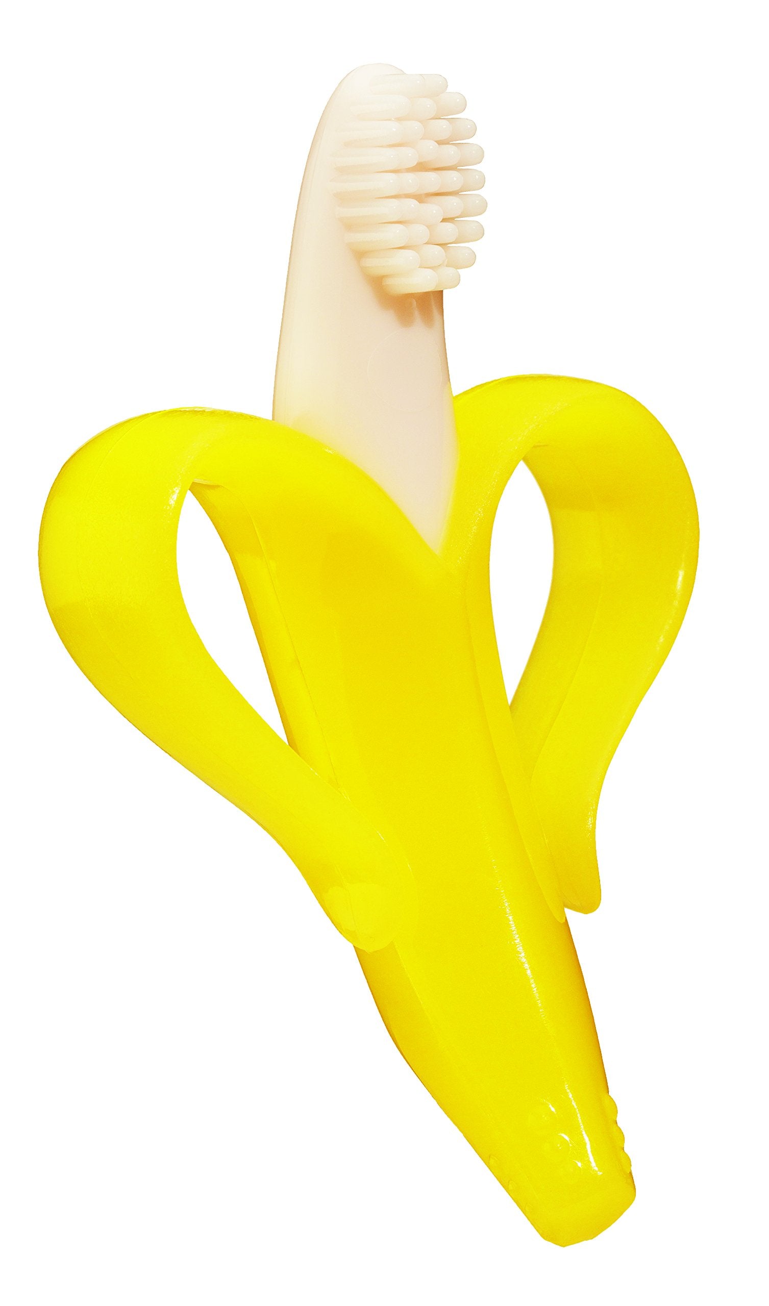 banana teething brush